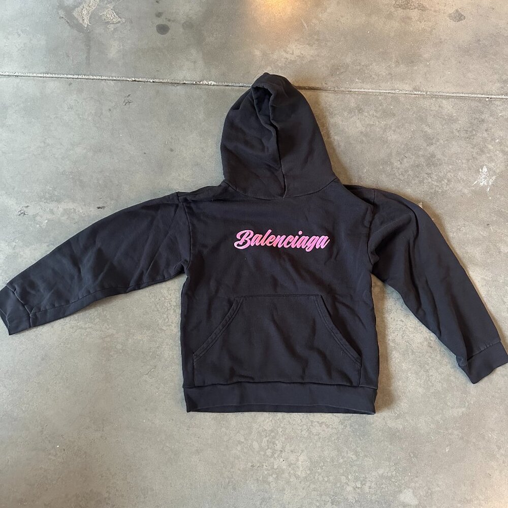 Aunthentic Balenciaga hoodie (size 12 kids fits xs/ small ladies)